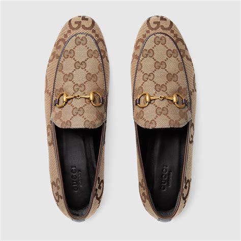 gucci jordaan tweed loafers|Gucci jordaan gg canvas loafer.